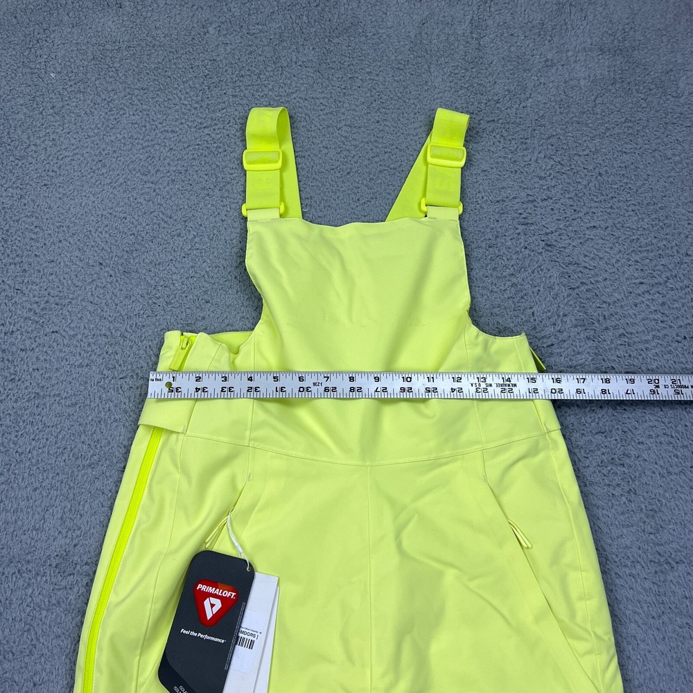 New Halfdays Women's Carson Bib Pant in Granita Size M/SHORT Neon Snow Pants - Picture 8 of 15